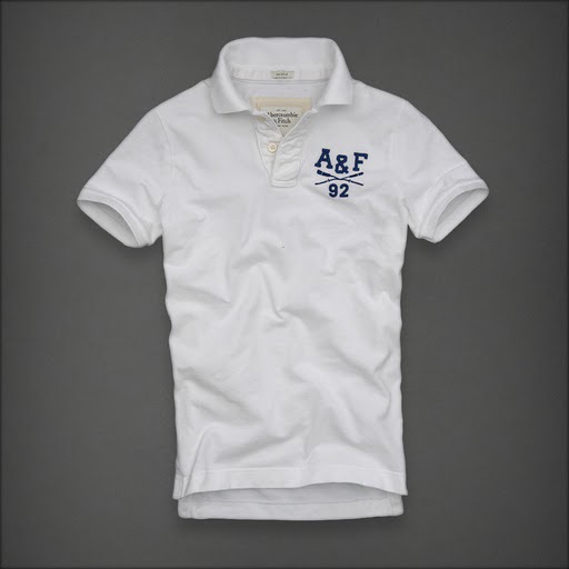 Abercrombie Fitch Hombres Polo Corto Remera AF7156